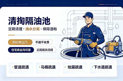 天长清掏隔油池